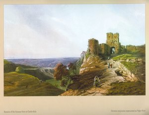 Chufut-Kale. Remains of Genoese Fortifications by Carlo Bossoli